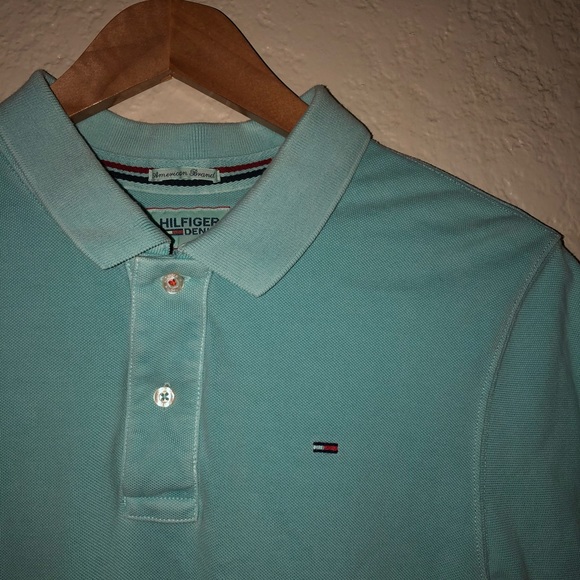 Tommy Hilfiger Other - Tommy Hilfiger Turquoise Polo Shirt